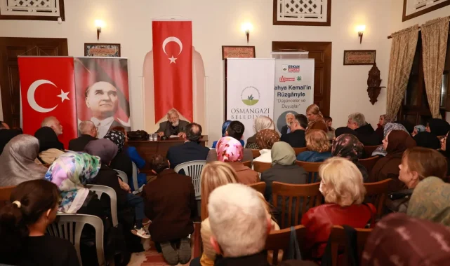 Bursa Osmangazi'de Sadettin Ökten'den Yahya Kemal'in fikir dünyasına yolculuk