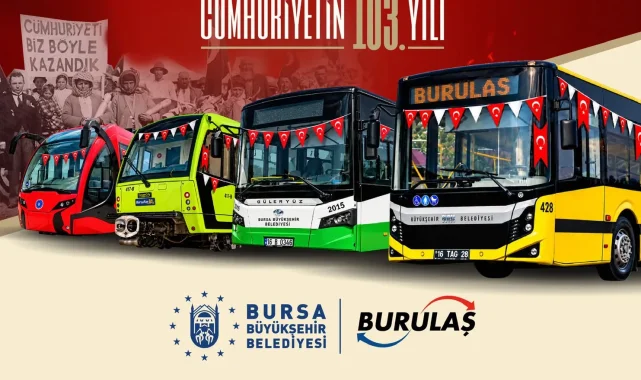 Bursa'da toplu ulaşım 25 saat ücretsiz olacak