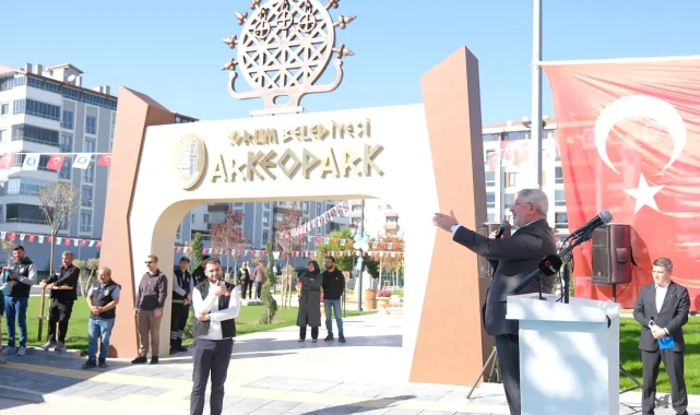 Çorum'un üçüncü tematik parkı 'Arkeopark' açıldı