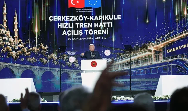 Cumhurbaşkanı Erdoğan: Halkalı–Kapıkule hattı Avrupa'ya açılan stratejik bir lojistik omurga olacak