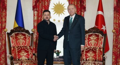 Cumhurbaşkanı Erdoğan, Ukrayna Devlet Başkanı Zelenskiy ile görüştü