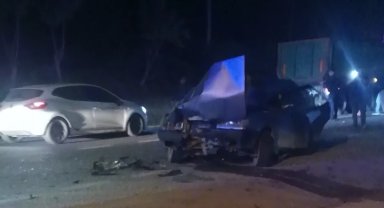 Düzce'de otomobil ile traktör çarpıştı: 5 yaralı