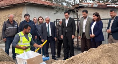 Edirne İbriktepe Köyü'nde doğal gaz çalışmaları incelendi