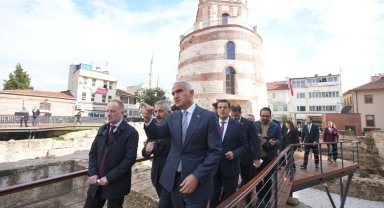 Edirne'nin tarihe açılan kulesine yakın mercek... 4 ayda 18 bin ziyaretçiyi ağırladı