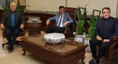 Eyüp Kahveci'den İsmet Güral'a ziyaret