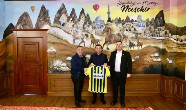 Fenerbahçe heyetinden Nevşehir Belediyesi'ne anlamlı ziyaret
