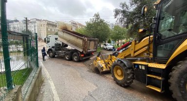 Gebze Belediyesi'nden sağanak yağışa karşı kapsamlı mücadele