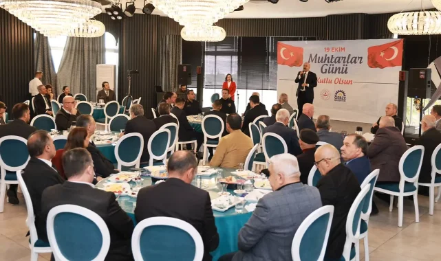 Gebze'de Muhtarlar Günü buluşması