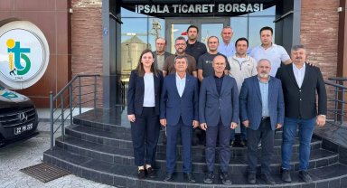 İpsala Ticaret Borsası'nda Necmi Sezer yeniden başkan seçildi