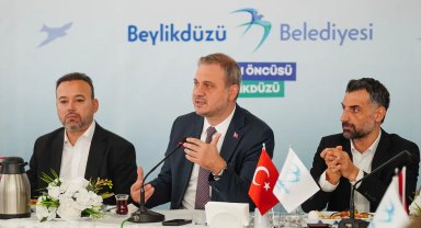 İstanbul Beylikdüzü'nde yerel basına 18 aylık hizmet brifingi