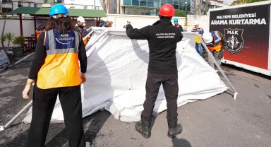 İstanbul Maltepe'de afetlere karşı seferberlik sürüyor