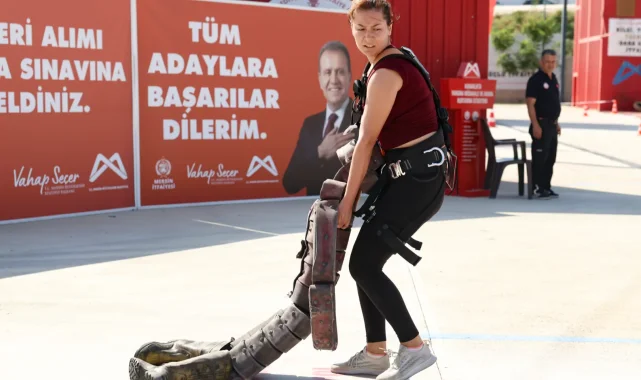 İtfaiye eri olmak için kıyasıya yarıştılar