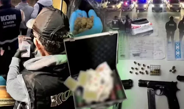 İzmir merkezli tefecilik operasyonu! 13 şüpheli gözaltında