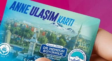 Kayseri Büyükşehir'in Anne Ulaşım Kartı'na yoğun ilgi