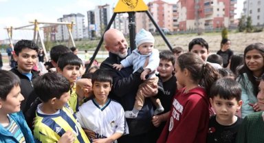 Kayseri Kocasinan'ın parkları çocuklara katkı sağlıyor