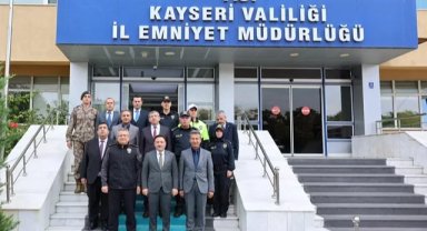 Kayseri Valisi Çiçek'ten İl Emniyet Müdürü Ergen'e ziyaret