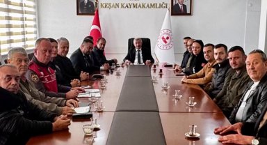 Keşan İlçe Spor Güvenlik Kurulu toplandı