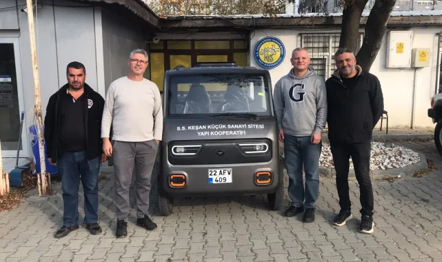 Keşan Küçük Sanayi Sitesi'ne anlamlı hediye