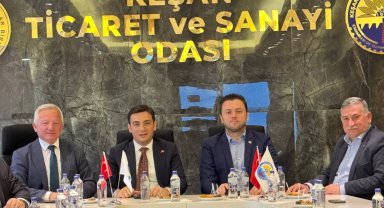 Keşan TSO'da tebrik ziyaretleri sürüyor