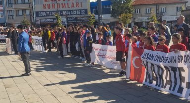 Keşan'da Amatör Spor Haftası kortejle başladı
