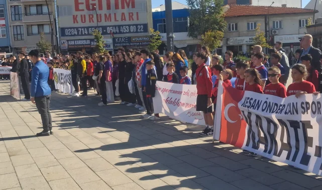 Keşan'da Amatör Spor Haftası kortejle başladı