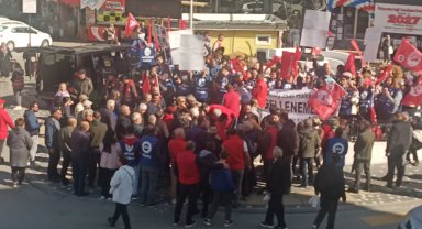 Keşan'da TYH tekstil işçileri haklarını aradı