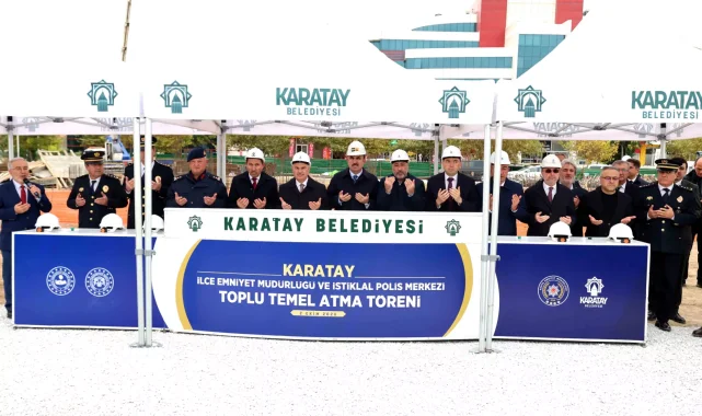 Konya Karatay'a 'Emniyet'li toplu temel