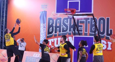 Konya'da 3x3 basketbol turnuvası heyecanı