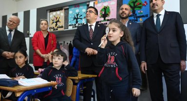 Konya'da öğrencilere göz sağlığı için farkındalık