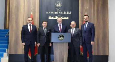 Kültür ve Turizm Bakan Yardımcısı Dr. Coşkun Yılmaz'dan Vali Çiçek'e ziyaret