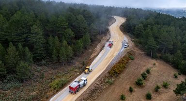 Manisa Demirci Söğütçük'te 11 kilometrelik yol için çalışma başladı