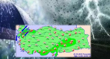 Meteoroloji'den peş peşe uyarılar! Şiddetli yağış ve kuvvetli rüzgar etkili olacak
