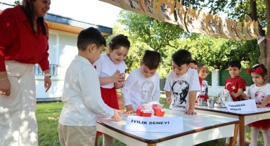 Muğla'da Cumhuriyet çocukların hayalleriyle renklendi