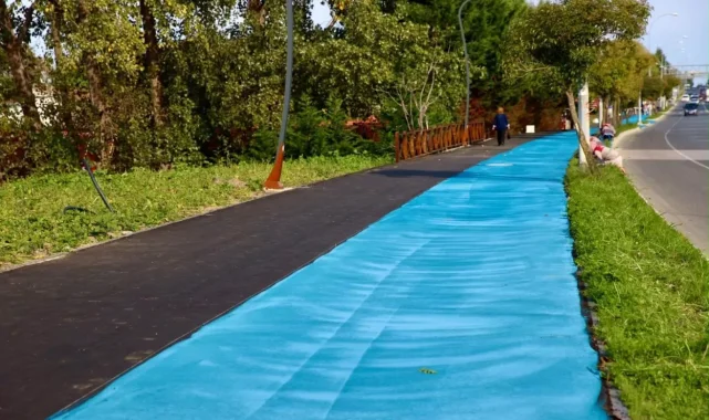 Ordu'da Ünye'nin bisiklet ve yürüyüş yolu 10 kilometreye çıkıyor