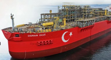Osman Gazi platformu uğurlandı! Karadeniz'de 20 yıl görev yapacak