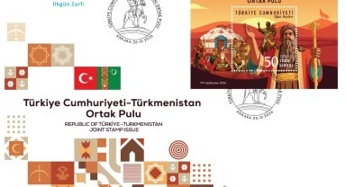 PTT'den 'Türkiye-Türkmenistan' temalı anma pulu