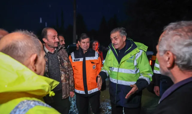 Sakarya'da taşkından etkilenen bölgelere yakın mercek