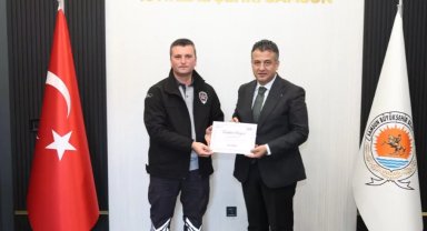 Samsun'da kahraman personele anlamlı teşekkür