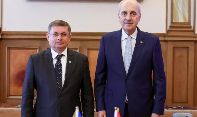 TBMM Başkanı Numan Kurtulmuş, Moldova Meclis Başkanı ile Roma'da buluştu