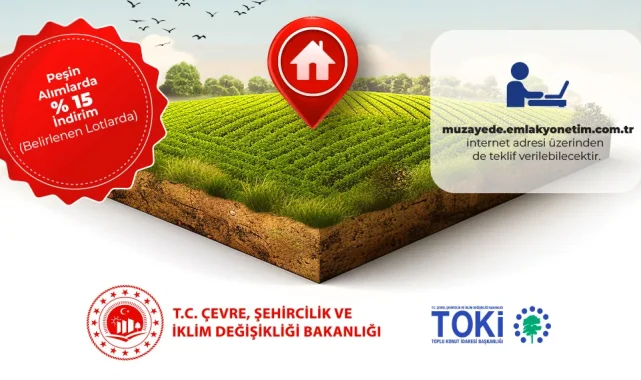 TOKİ'den 61 ilde 725 arsayı satışa çıkardı