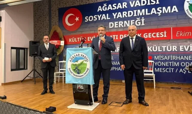 Trabzon'da Başkan Genç'ten Ağasar Kültür Evi'ne destek