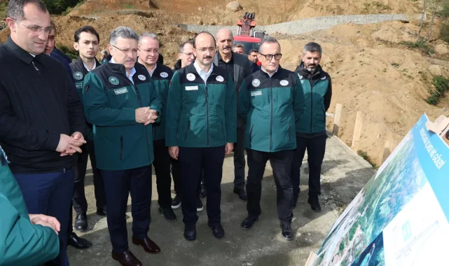 Uçarsu Göleti Trabzon'un su geleceğine can suyu olacak