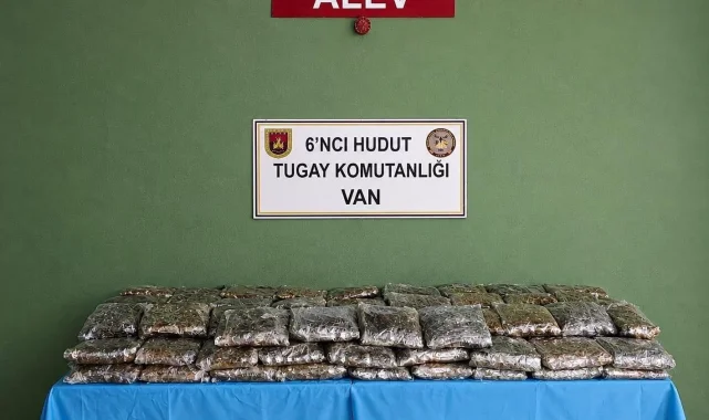 Van hudut hattında 59 kilo uyuşturucu ele geçirildi