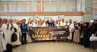 "Vefa Umresi Projesi"nde üçüncü kafile dualarla uğurlandı