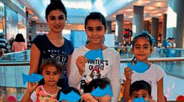 Adanalı Çocuklar Balık Atölyesi'nde Yaratıcılıklarını Geliştiriyorlarlar