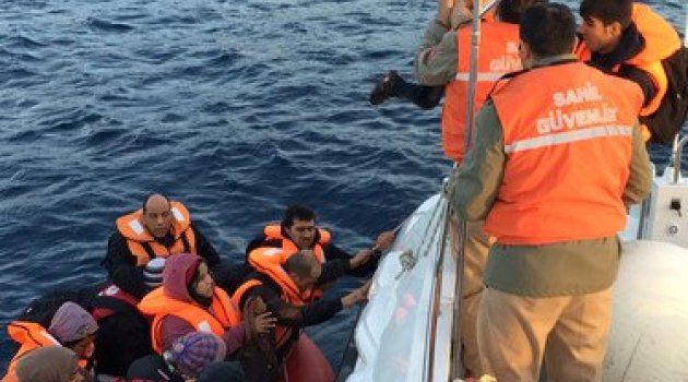 Akdeniz'de 23'ü Çocuk 57 Suriyeli Göçmen Yakalandı