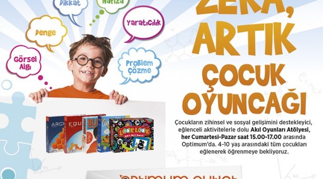 Akıl Oyunları Atölyesi İle Zekâ Artık Çocuk Oyuncağı