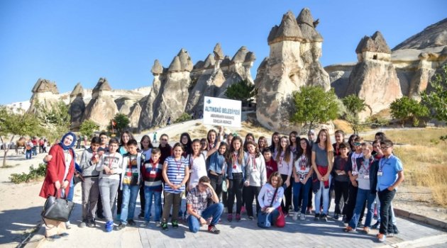 Altındağlı çocuklar Nevşehir’de