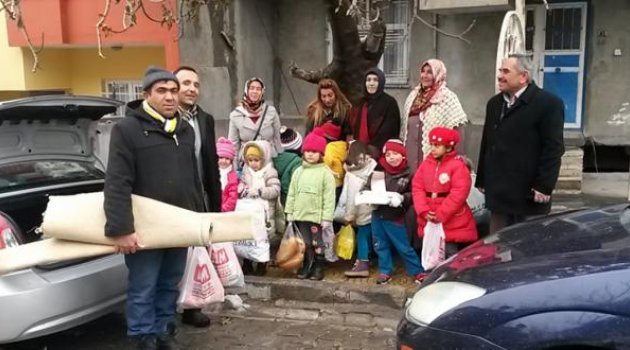 Anaokulu Öğrencileri Halepli Aileyi Kardeş Edindi