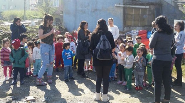 Anaokulu yangınındaki çocuklar kurtarıldı